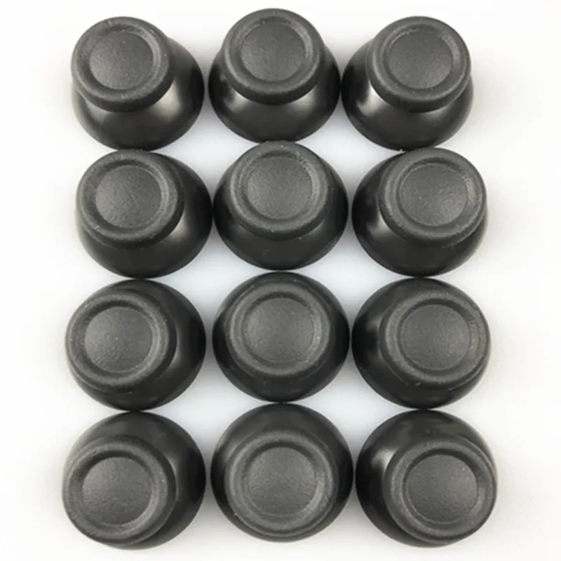 100/50pcs PS4 szary analogowy pokrywa 3D palce kciuki Joystick Thumbstick grzyb Cap dla Sony PlayStation 4 PS4 kontroler Gamepad