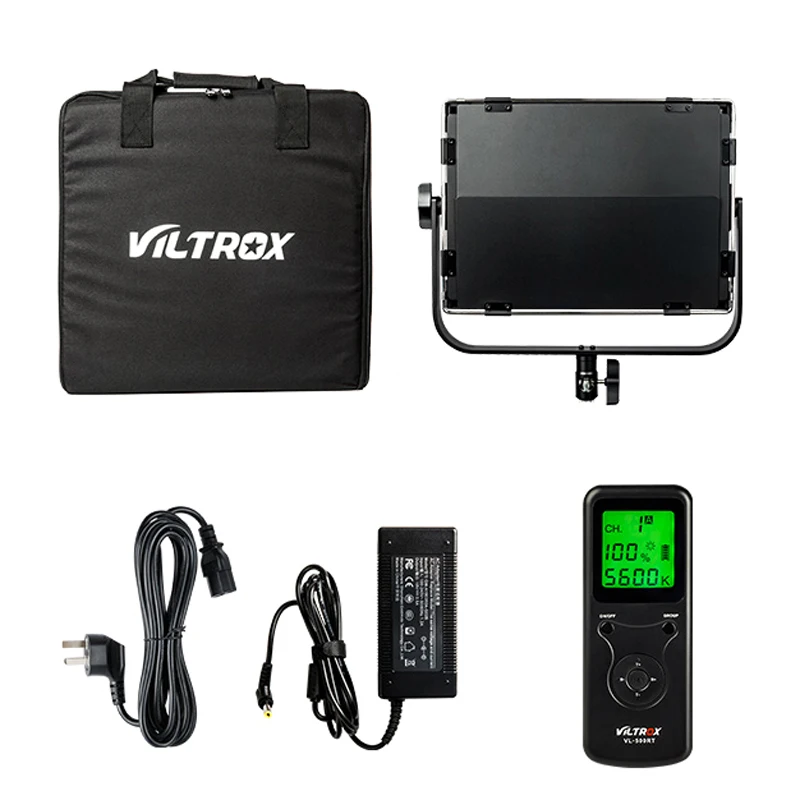 Viltrox VL-D85T 이중 색상 3300-5600K 85W 2.4G 무선 원격 LED 비디오 채우기 빛 CR95 + DSLR 카메라 DV 캠코더에 대 한 조명