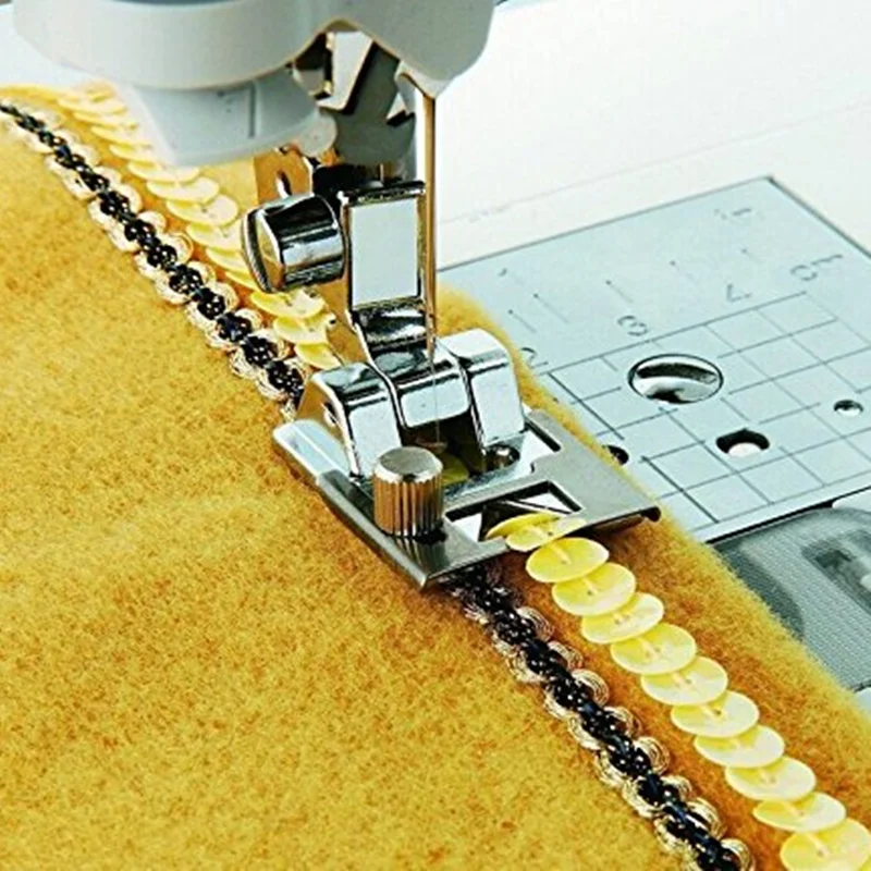 High quality braiding/rinsing presser foot SA141 for home/multi-function sewing machine compatible with Brother 5BB5448