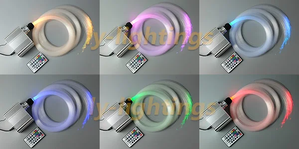 

DIY twinkle stars optic fiber lights DIY optical fiber light RGBW led light personal Christmas New year decoration