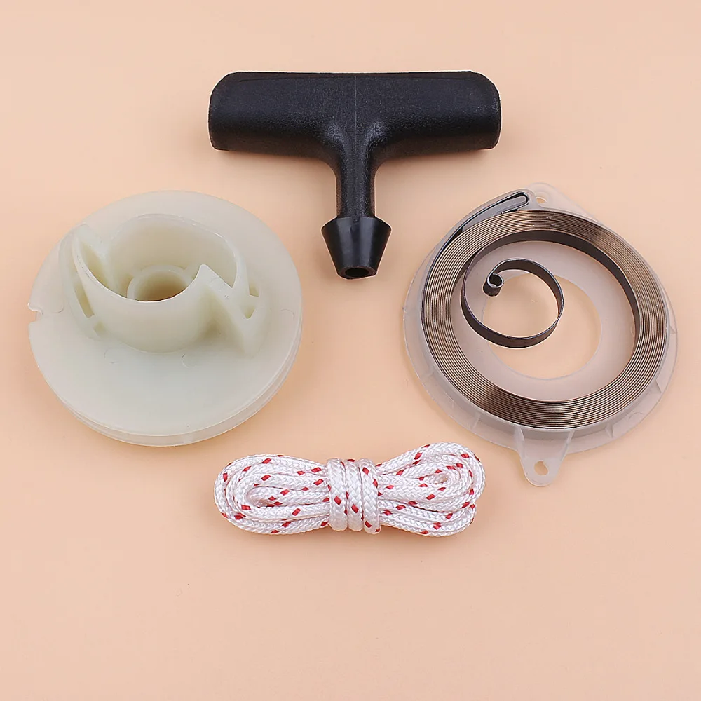Kit de reparo de polia para motosserra, reboque de arranque, compatível com husqvarna 435, peças de serras de corrente, #504, 59, 71-01, 540, 05, 75-02