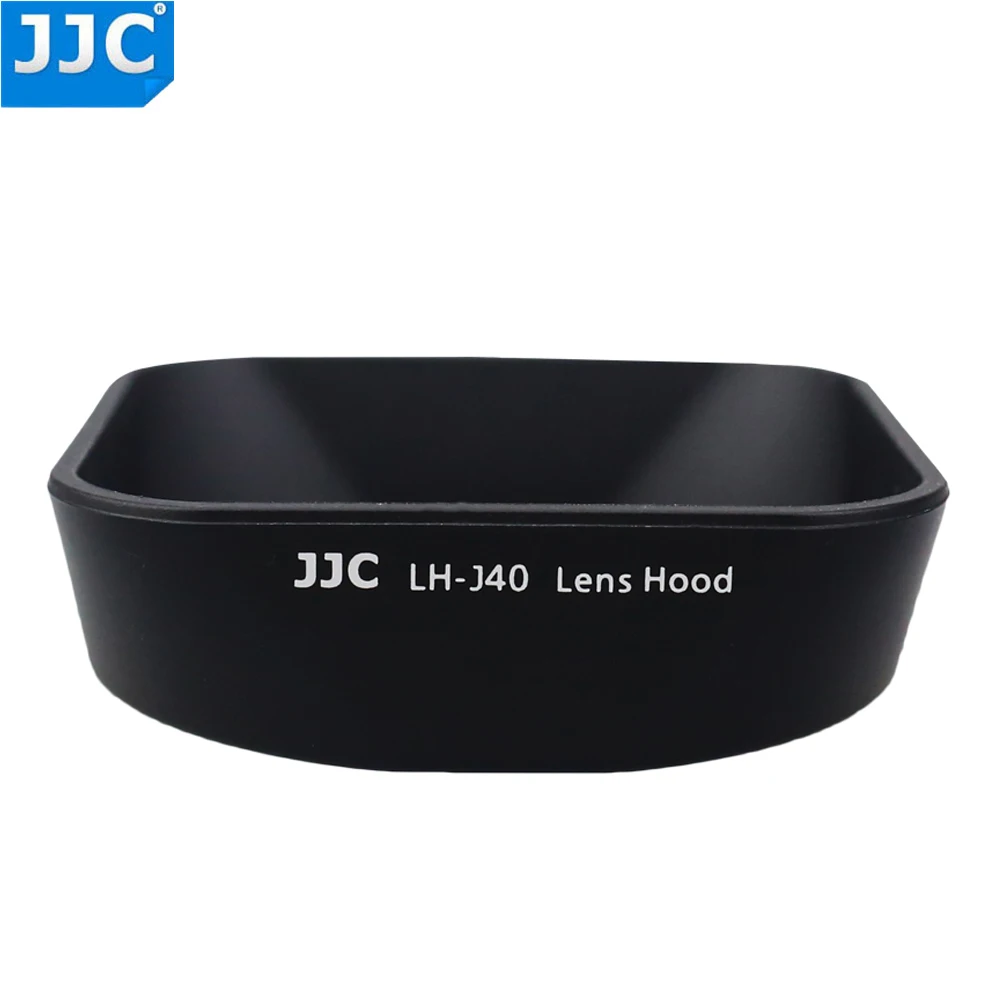 JJC Reversible Bayonet Square Lens Hood Shade for Olympus M.ZUIKO DIGITAL 14-42mm 1:3.5-5.6 II R Replaces Olympus LH-40 Black