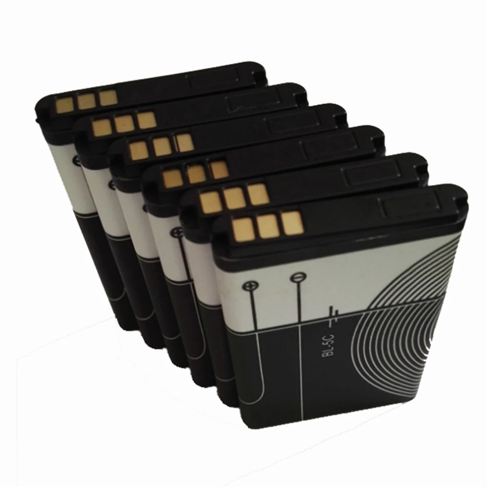 BL-5C بطارية الهاتف لنوكيا C2-01 C2-02 C2-03 C2-06 X2-01 5130 6230i N72 N70 5130 2610 7610 E50 3208C