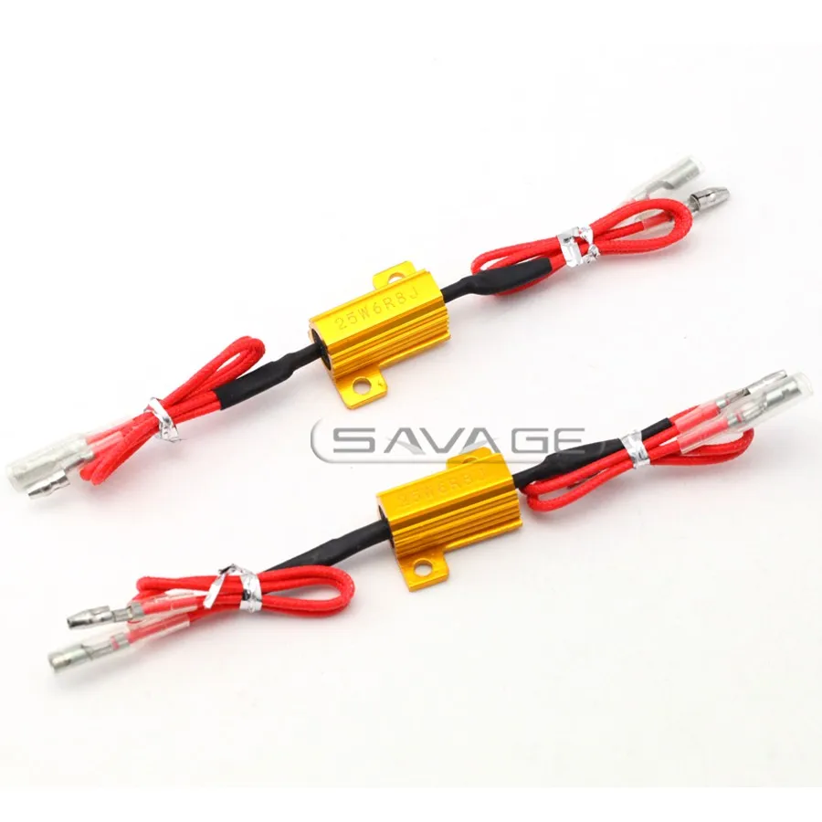 25W 6.8OHM Turn Signal Load Resistor For Fix LED Fast Flash Motorcycle Car Accessories Indicator Light Flash Controller