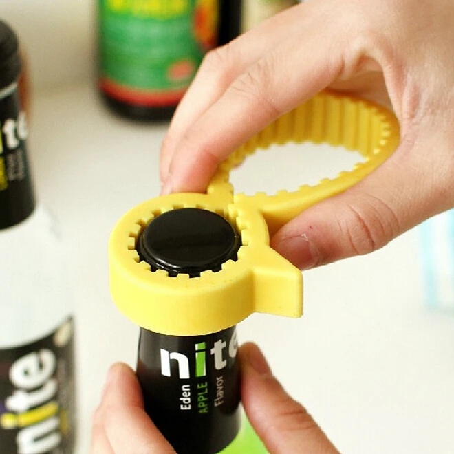 

Free Shipping Small yellow duck multi-function Jars/Bottles Can Opener Kitchen Tool ss953