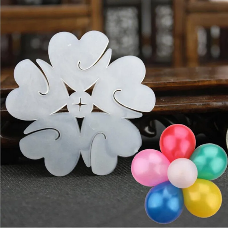 

100pcs Balloon Seal Clip Multi Balloon Sticks Balloon Accessories Plum Flower Clip Practical Convenient Balloon Sealing Clamp