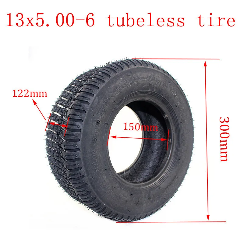 

High quality Electric scooter 13 inch Road tire 13x5.00-6 tubeless tyre 13*5.00-6 tuibeless