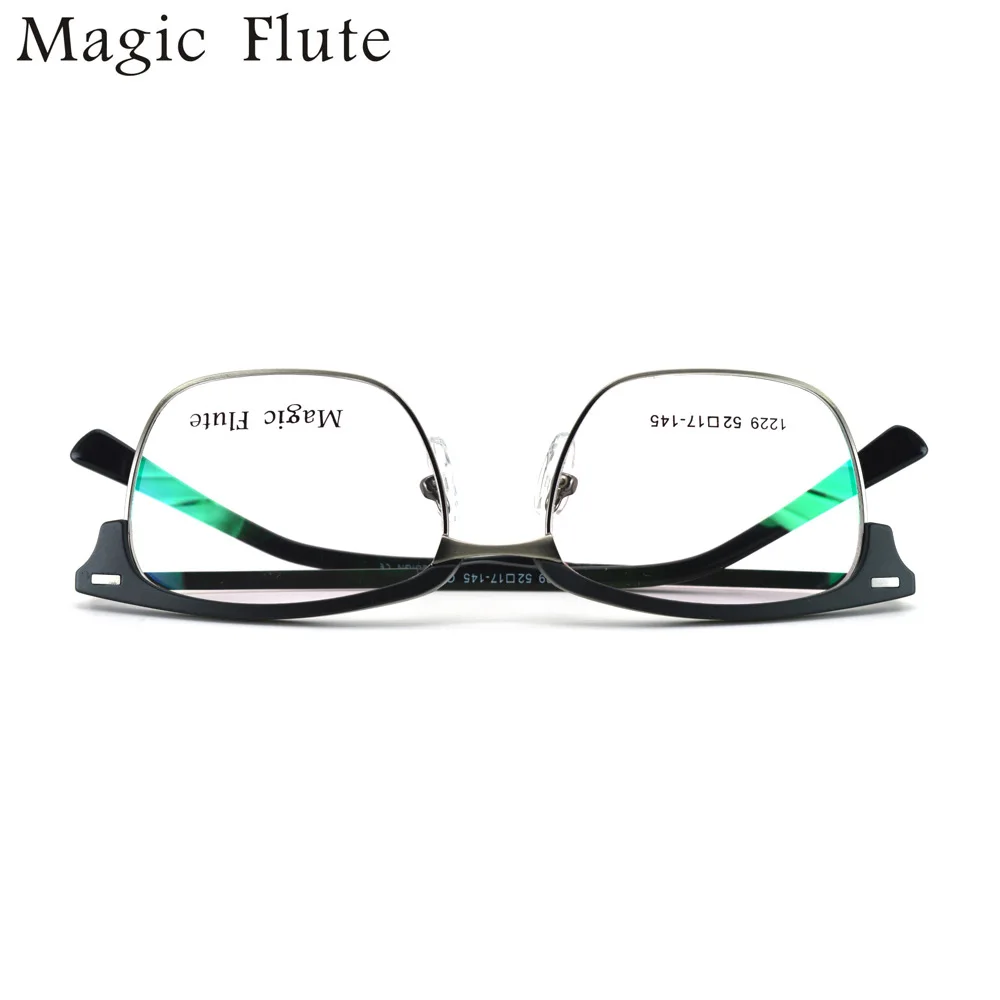 100% TR90 Glasses with metal optical frames eyeglasses Vintage Full Frame for Men or Women fashion prescription eyewear 1229