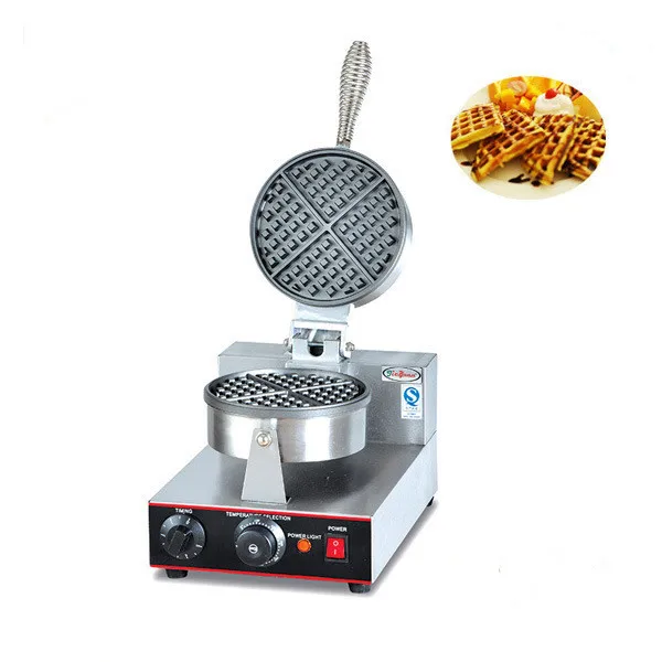 Waffle baker a testa singola in acciaio inossidabile