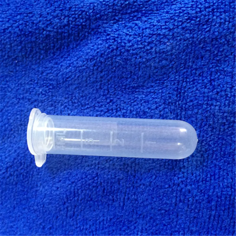 100 Pcs 4 Ml Mengukur Benang Mulut Tabung Centrifuge Tabung Plastik