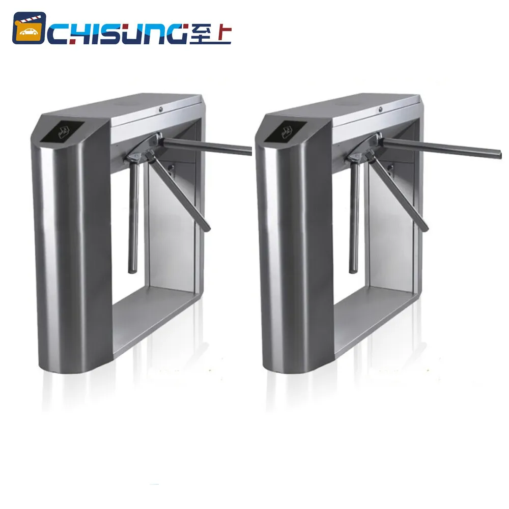 Bridge-type full automatic rfid card reader security turnstile gate coin operated