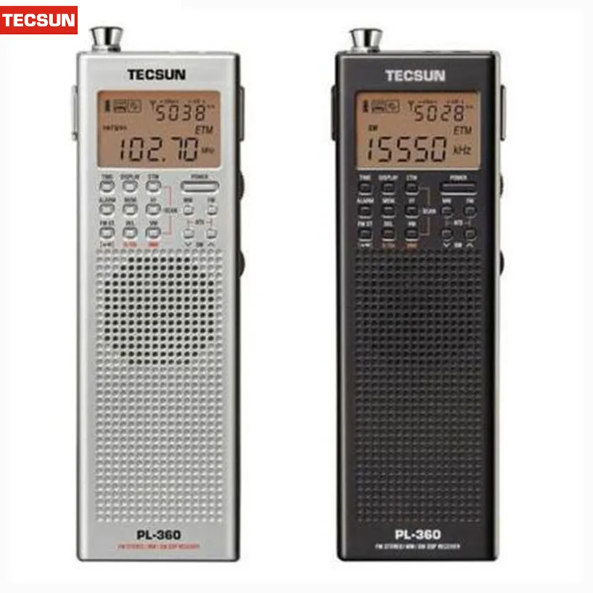 Teh son pl-360 digital tuning high sensitivity all-wave radio Tecsun PL360 FM radio Digital Receiver Desheng Radio Drop Shipping