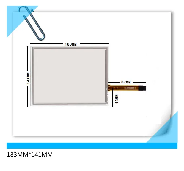 EJ080NA-04B  EJ080NA-05B EJ080NA-04C new 8 inch 183*141 four wire resistance industrial grade touch plate 183MM *141MM