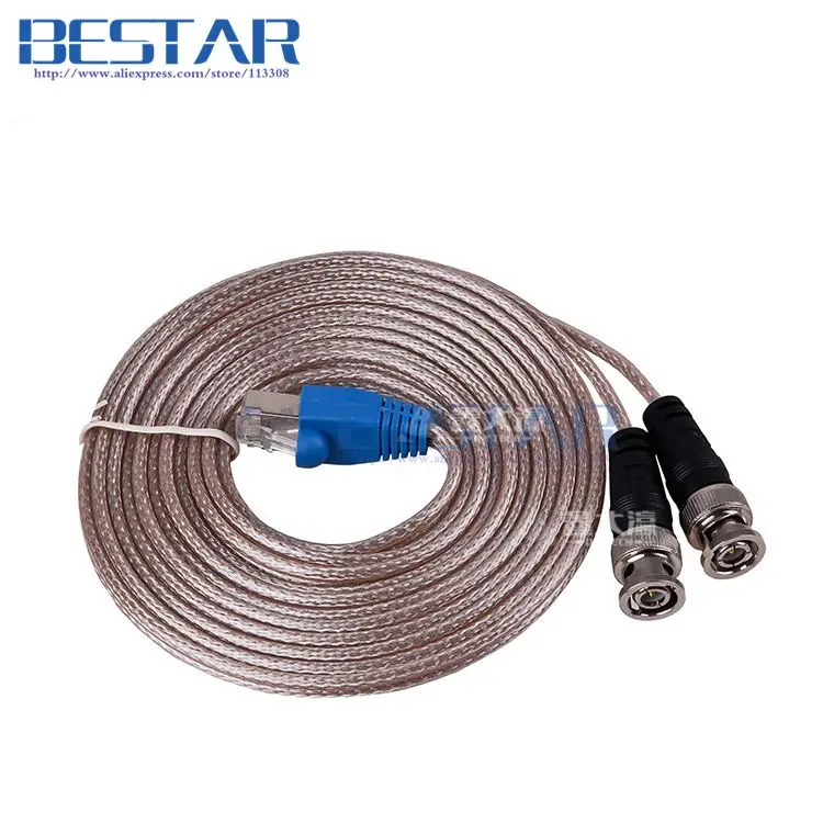 2 double BNC male to RJ45 male E1 cable 3m CAB-E1-RJ45BNC for cisco V.35 AS5350/AS5400 VWIC2-2MFT-G703,VWIC2 RJ 45 network cable