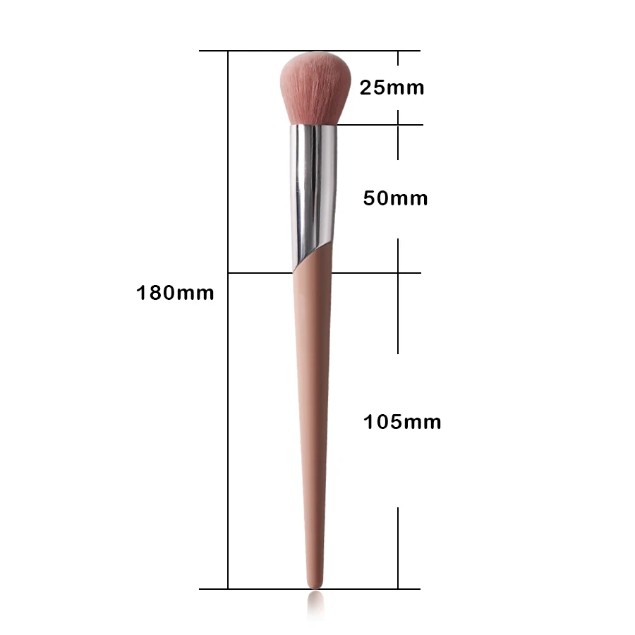 Fashion Fenty Style #119 Pink Soft Round Nose Shadow Brush Medium Blusher Brush Makeup Brush