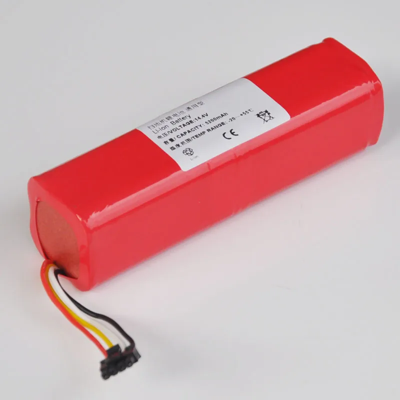 14.8V Li-ion Rechargeable Battery Pack 5200mAh 14.4V for Xiaomi Stone Roborock S50 S51 S55 Mijia Gen Vacuum Cleaner Robot