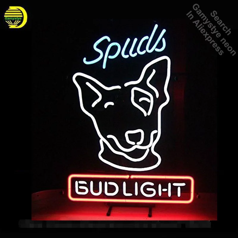 

Neon Sign for Spu Mackenzie Bud Light neon bulb Sign Beer Bar Club Pub Decorative Neon Light Signs for Store Lighted Signs