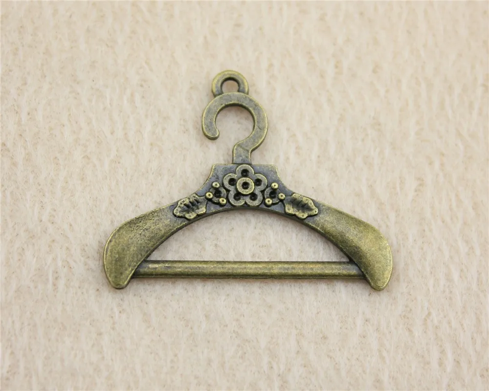 30pcs/lot 37*29mm ancient bronze Hanger charm Pendants DIY jewelry for bracelet necklace earring