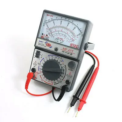 MF47T Battery Powered AC/DC Volt DC Current Testing Analog Multimeter