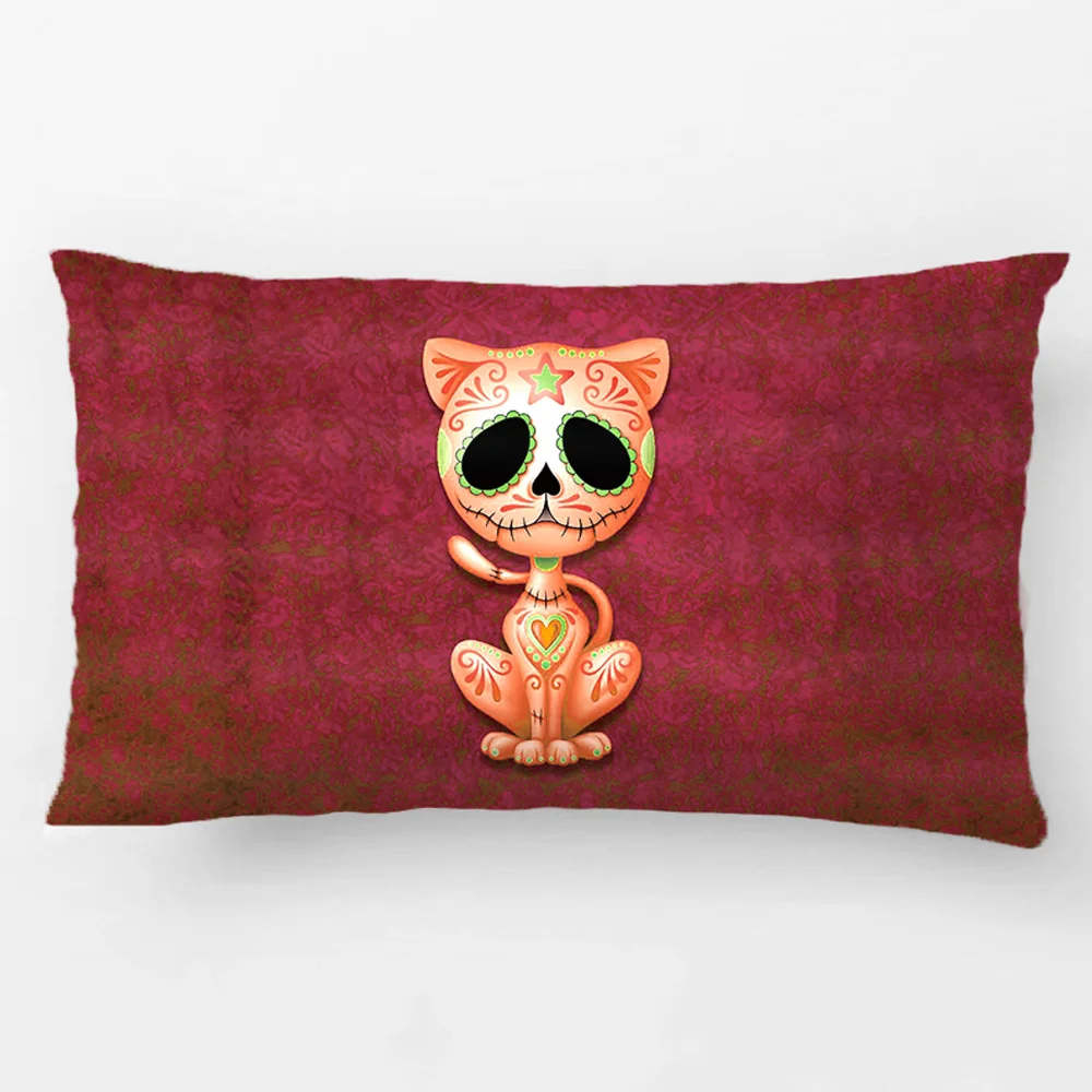 Zombie Sugar Kitten Pink Throw Pillow Case Decorative Cushion Cover Pillowcase Customize Gift By Lvsure For Car Sofa Seat