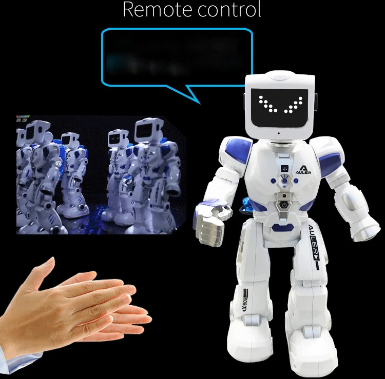 Actionfigure child gift Smart Robot Hybrid AI Clapping Sencing Walking Space Robot Toys 180 Degree Deformation Intelligent Robot