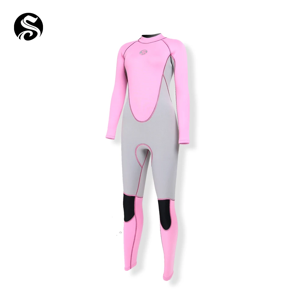 

Slinx Full-body Diving Suit Female 3mm Neoprene Women Back Zipper Wetsuit Thickened Long Sleeve Keep Warm Sunproof 4 Colors