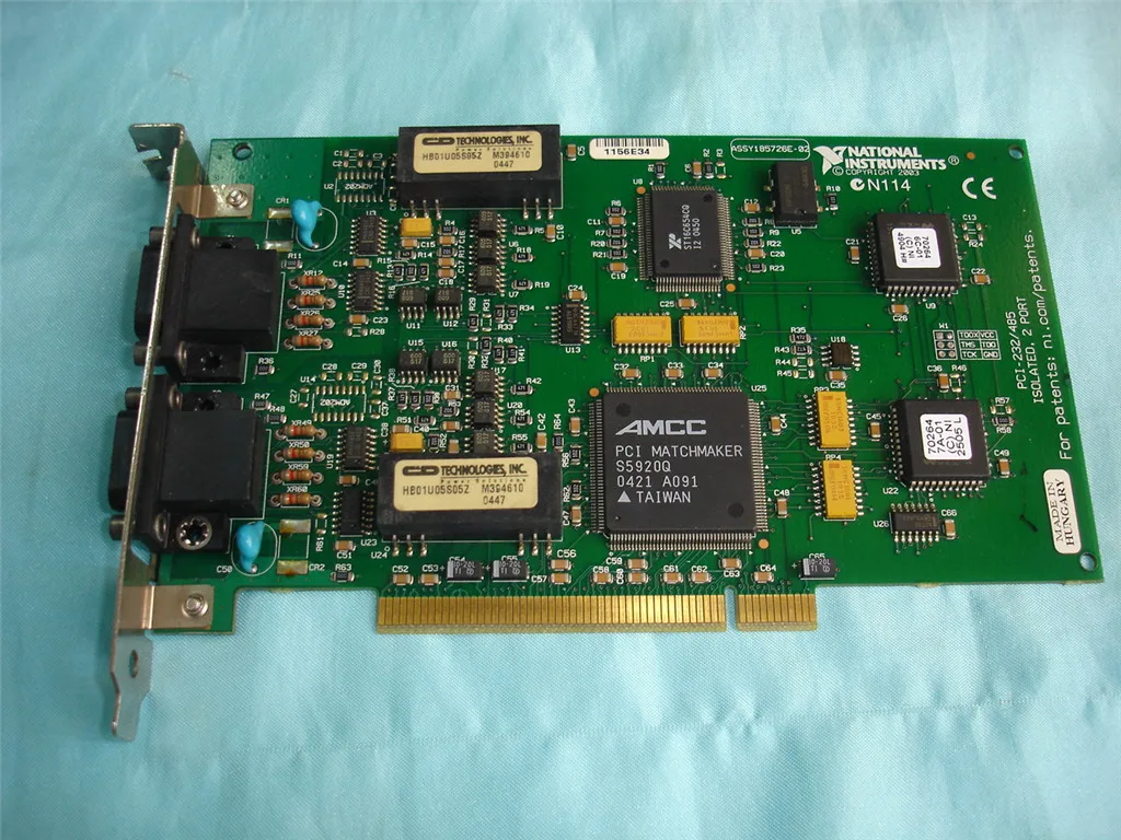 

For New US NI Company's PCI-232/485.2CH RS-485 2 Serial Communication Capture Card