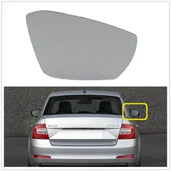 Right Side Door Rear Mirror Glass Heated For VW Octavia A7 Mk3 (5E) Sedan & Combi 2013 2014 2015 2016 2017 2018 2019