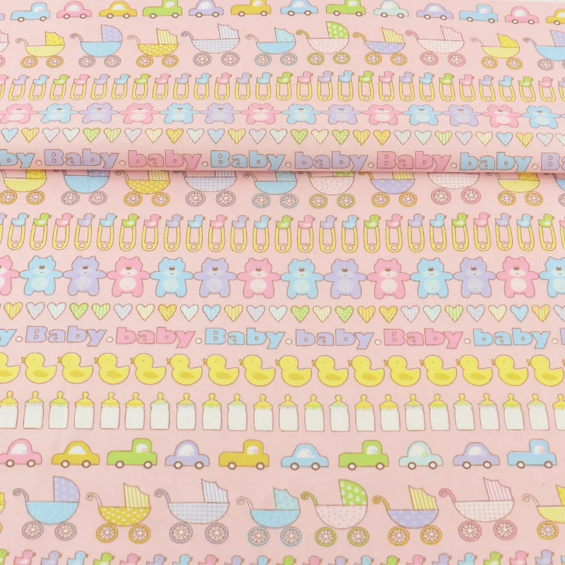 Loverly Baby Sets Design Quilting Patchwork Bedding Decoration Sewing Twill Scrapbooking Home Textile 100% Cotton Fabric Tela