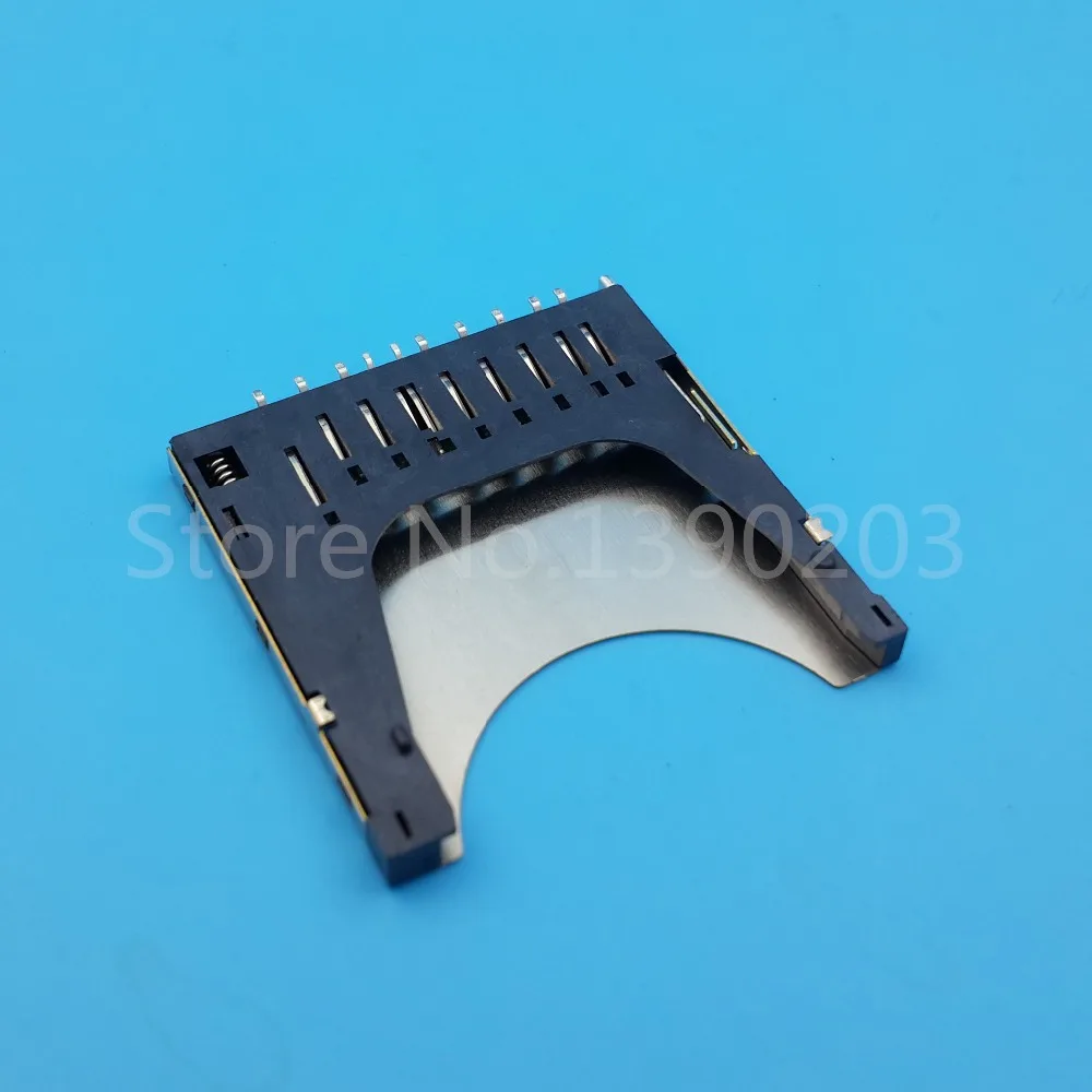 100Pcs PUSH-PUSH Type SD Menory Card Solder Socket Connector PCB Mount