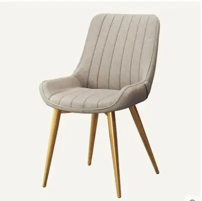 Nordic modern simple home back creative leisure stool restaurant cafe computer office leather chair