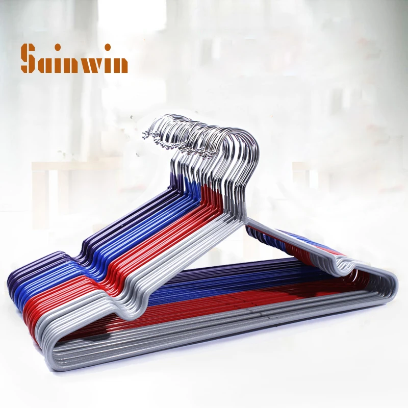 

Sainwin 30pcs/lot 40cm Thick slip-resistant hanger seamless plastic hangers for clothes hanger steel wire coat hanging