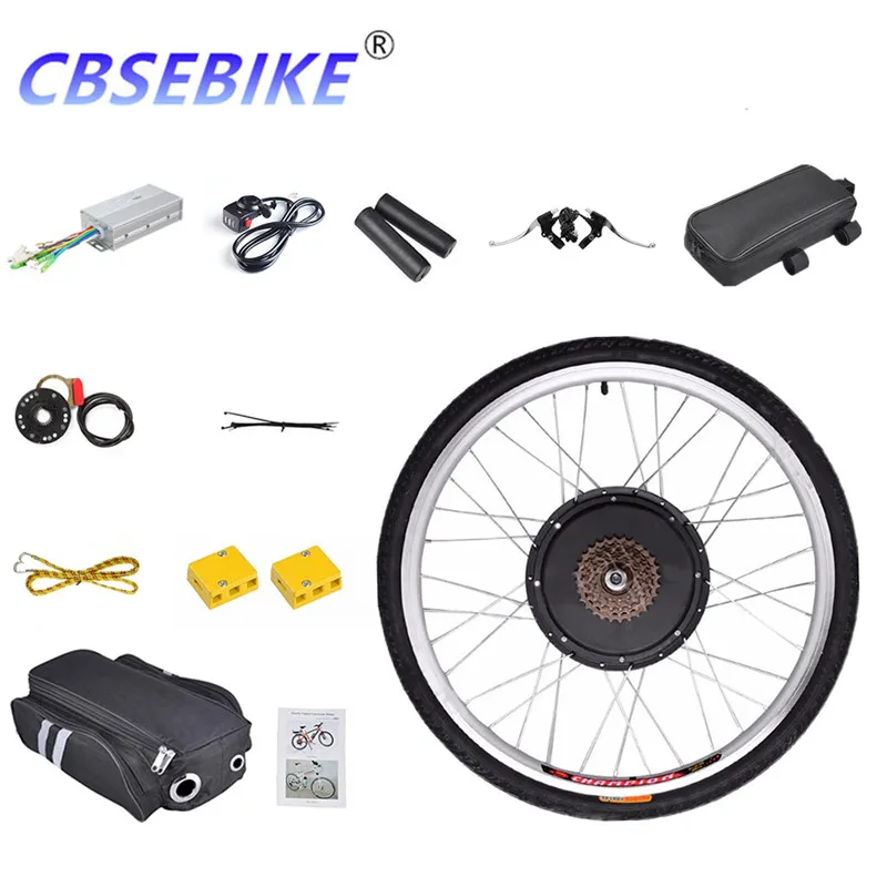 Ebike Rear Wheel High Speed Conversion Kit 36v250w 36v500w 48v500w 48v1000w 26Inch Hub Motor HDC01-26