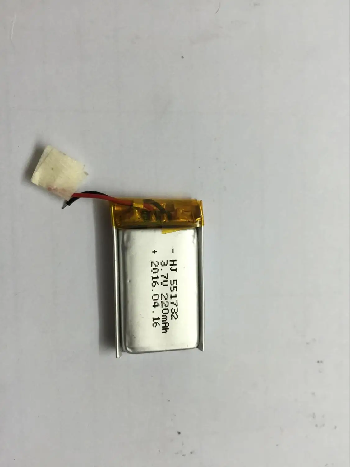 3.7V polymer lithium battery 501730 200MAH traffic recorder, Bluetooth audio.