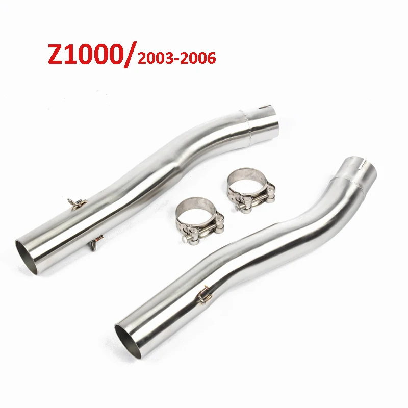 Motorcycle Exhaust Middle Pipe For Kawasaki Z1000 2003 2004 2005 2006 2007 2008 2009 2010 2011 2012 2013 2014 2015 2016 2017