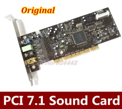 Original CREATIVE LABS SOUND CARD BLASTER SB0410 PCI 7.1 24Bit sound card SB0410