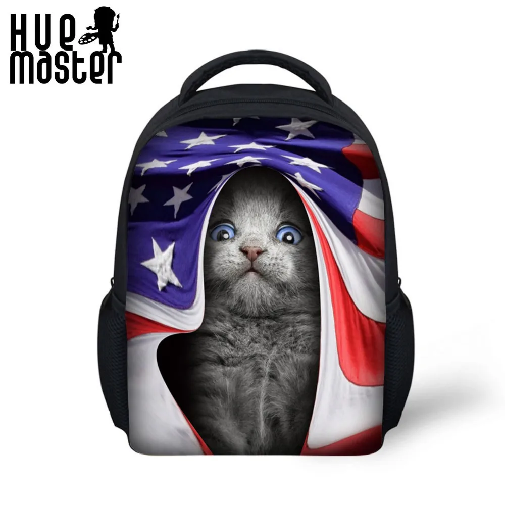 HUE MASTER Latest Personality Printed Kindergarten kids Gift Backpack Boys Girls School Bag 12 Inch Light Weight Casual Travel