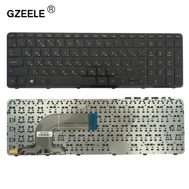 

Русская клавиатура GZEELE для HP Pavilion 15-r077sr 15-r080sr 15-r081sr 15-r082sr 15-r083sr RU с рамкой клавиатуры