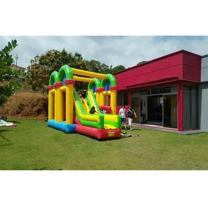 

Commercial children amusement park bounce house with slide