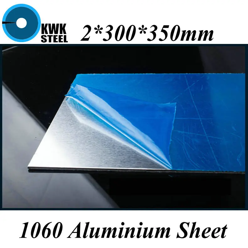 

2*300*350mm Aluminum 1060 Sheet Pure Aluminium Plate DIY Material Free Shipping