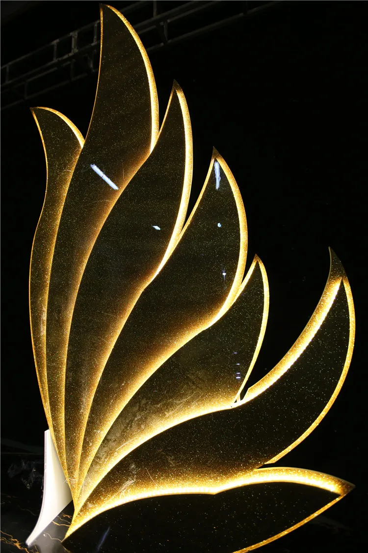 Bruiloft Props Bruiloft Stadium Achtergrond Props Set Items Stereoluminescent Display Engelenvleugels.