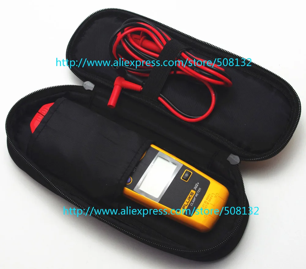 FLUKE 302+ Handheld Digital Clamp Meter Multimeter Tester with Soft Case KCH16