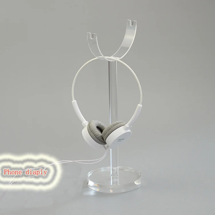 Headset Display Frame Acrylic Transparent Headphone Frame Y-shaped Display Frame Mannequin