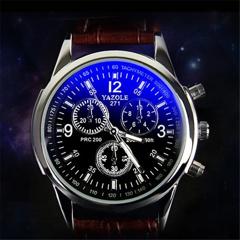 YAZOLE 2022 Mens Watches Top Brand Luxury Famous Bracelet Male Clock Leather Strap Quartz Wristwatch relógio masculino montre