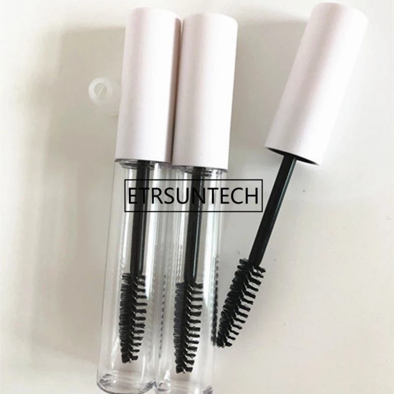 

10ml Empty Bottle Black Eyelash Tube Mascara Cream Vial/Container Fashionable with white Lid F1304