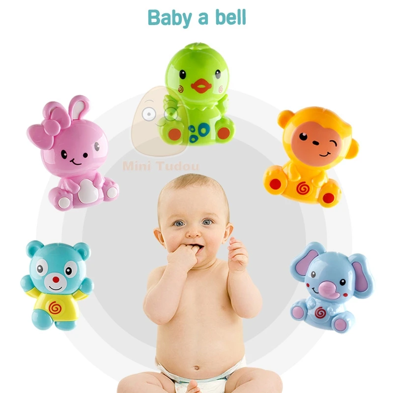 4 in 1Musical Crib Mobile Bed Bell Kawaii Animal Baby Rattle Rotating Bracket Toys Giraffe Holder Wind-up Music Box Gift