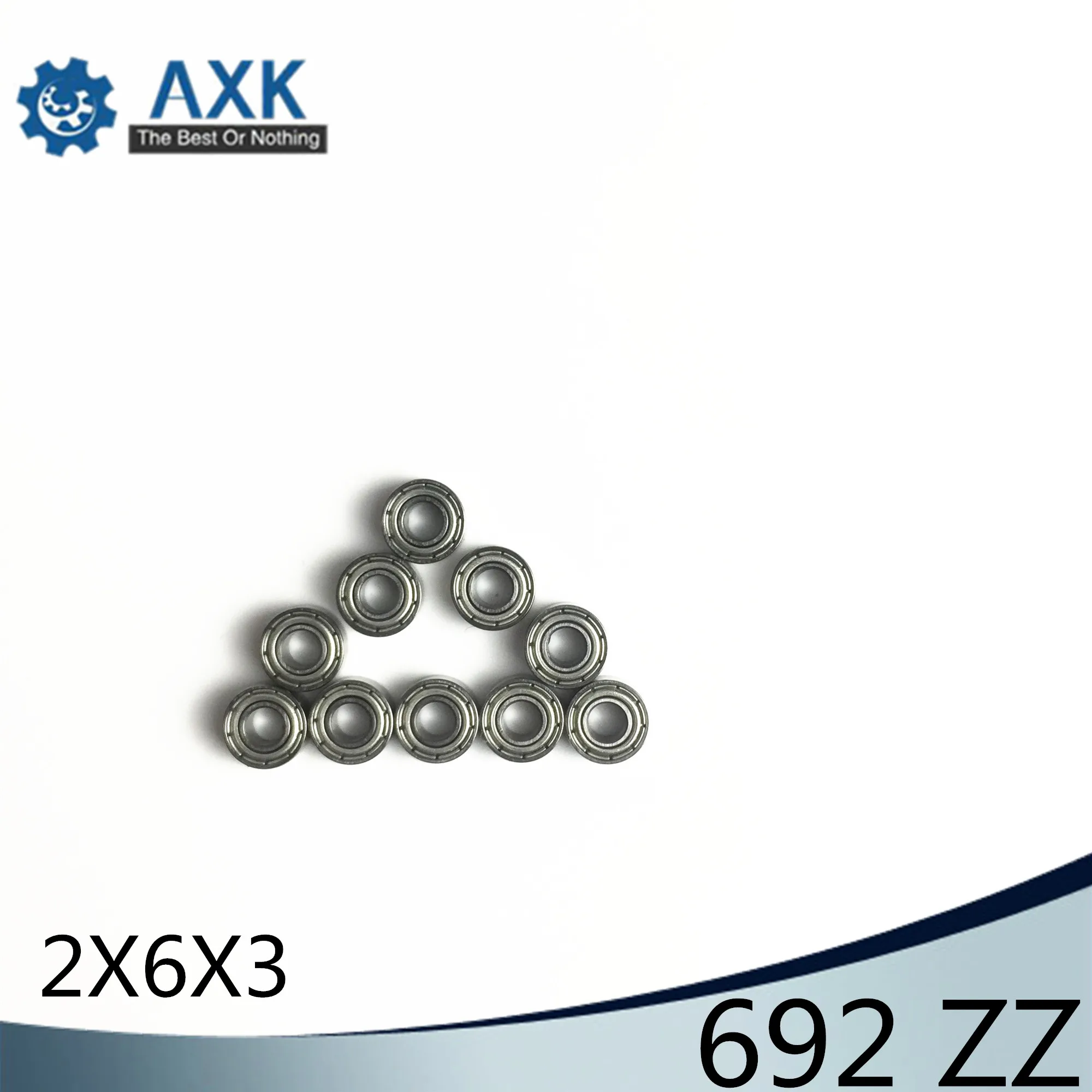 692ZZ Bearing 2*6*3 mm 10/100 PCS ABEC-1/ABEC-5 Miniature 692 Z ZZ High Precision 692z Ball Bearings