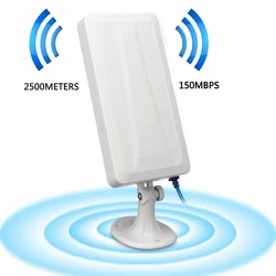 ブースタ5 m用の新しい遠距離150 Mbps WiFi拡張無線屋外ルータ中継器WLANアンテナ