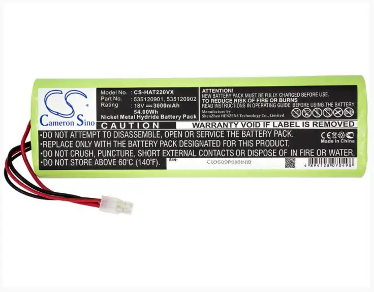 

Cameron Sino 3000mAh battery for GARDENA Robotic R160 2013 2014 2015 for HUSQVARNA Automover 260ACX 210C 2007 2008 2009