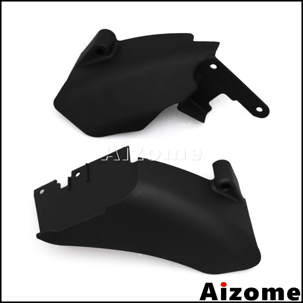 Motorcycle Mid Frame Heat Deflectors Black Saddle Heat Shield For Harley Dyna FXD 2006-Later